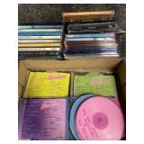lot of music CDs