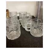 Six Batman and Joker cups collector series from