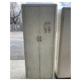 Metal storage cabinet with doors 5 foot 5 1/2