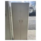 Two door metal cabinet 5