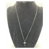 Cross necklace chain stamped 10K