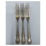 Three mini forks three prong approximately 5