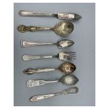 Vintage serving spoons and forks
Back stamped