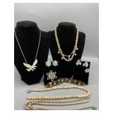 Collection of costume jewelry