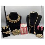 Collection of costume jewelry