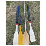 Lot of 4 paddles. In good shape, no cracks