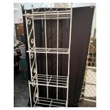 Metal Bakers rack stands 73 1/2 inches tall 24