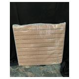 New inbox shower mat teak color measures 21.8" x