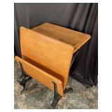 Vintage school desk very solid seat flips up and