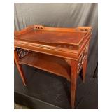 End table measures 24 1/2 inches wide 14 1/2