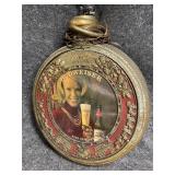Vintage Budweiser Pocker Watch Beer Two Sided