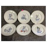 William - Sonoma Trouble! 8" plate set