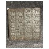 Antique Browns Mule Plug Tin Tobacco Mold Sign