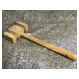 Primitive Farmstead wooden mallet