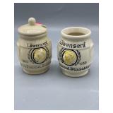 Lowenstef Mustard Jar 1903-1953 Anniversary 1950s
