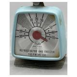 vintage Taylor Refri. Thermometer Aqua blue