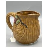 Small Pitcher with blackberries 4.5 inches tall