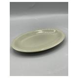 Great vintage Russel Wright green small oval