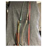 Lot of 3 Recurve Bows-2 Longer Fiberglass