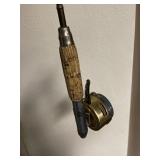 Retracting Metal Fishing Rod with Perrine No. 51