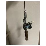 Metal Rod with Bronson Fleetwing No. 2475 Reel