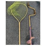 Barracuda 8" Ice Auger and Aluminum Fishing Net