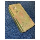 Vintage Union Metal Box with Fishing Supplies