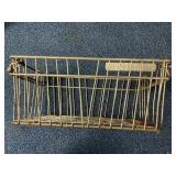 Metal wire basket 20 1/2 inches long 12 inches