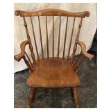 Ethan Allen Oak rocking chair. Excellent