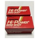 Federal Hi-Power bird shot, 22 long rifle. 50