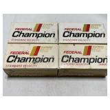 Federal Champion Standard Velocity 22 Long Rifle.