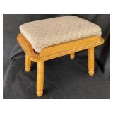 Nice padded footstool with removable cushion