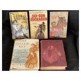Lot Of vintage books including six gun buckaroo,