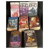 Large lot of Stephen King books. Titles include