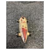 White and red antique sunrubber collectible race