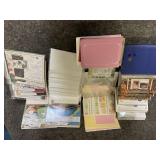 Assortment of mini scrapbooking items including