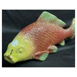 Large ceramic coy fish