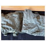 Two military duffel bags.