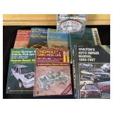 Lot of several auto manuals.