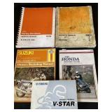 Motorcycle Service manuals, two for Harley