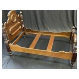 Wood doll bed frame