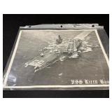 Black and White Photo USS Kitty Hawk Air Craft