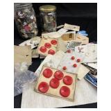 Large quantity of vintage buttons