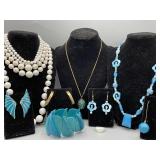 Group of costume jewelry