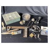 Garage items including hey sparker for gas