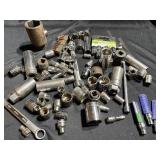 Miscellaneous lot of sockets, extensions and