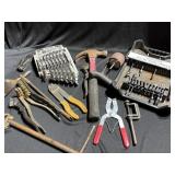 Tool lot that includes Craftsman wrenches,