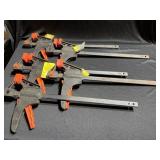 Lot of 5 clamps.