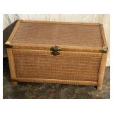 Vintage Rattan Trunk