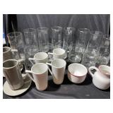 Glassware and coffee mug set